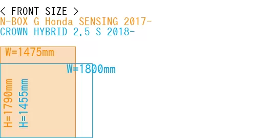 #N-BOX G Honda SENSING 2017- + CROWN HYBRID 2.5 S 2018-